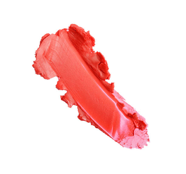 istock Red color lipstick stroke for make up 870770666
