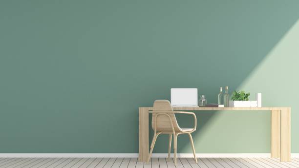 istock The interior coffee shop or living room and wall decorate - 3D Rendering 870788664