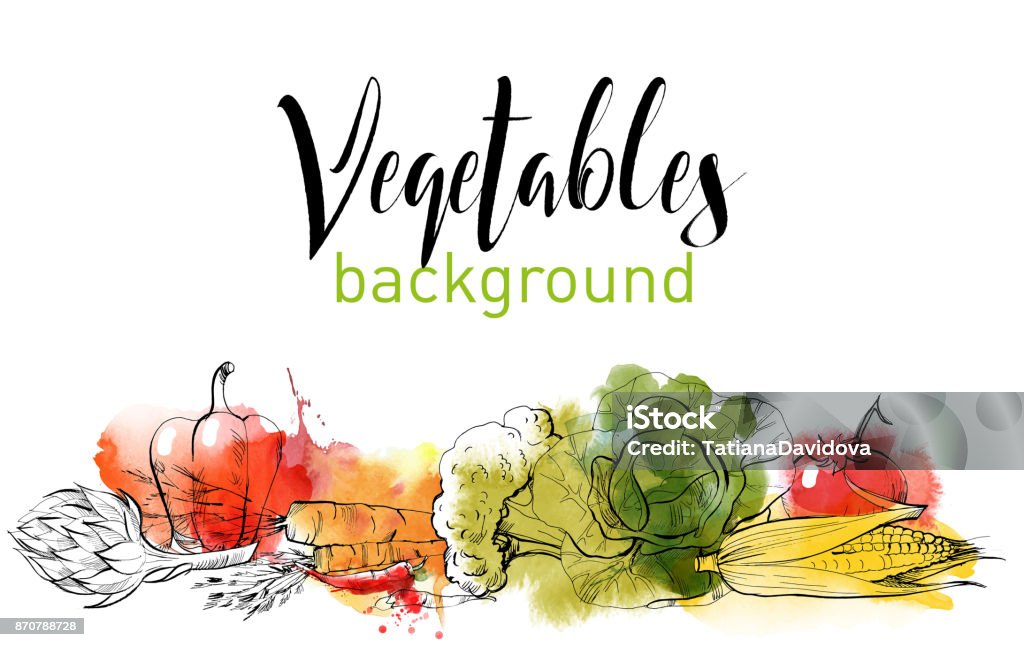 Verduras - arte vectorial de Vegetal libre de derechos