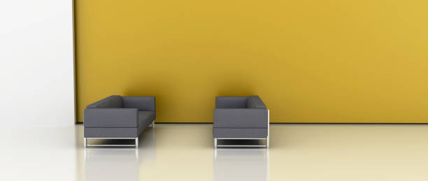 istock Showcase interiors with modern sofa furniture 870807406