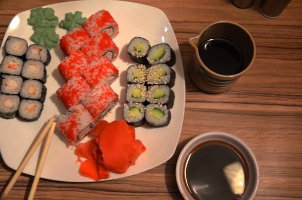 istock Sushi set, Japanese food 870811480