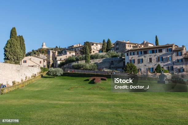 Basilica Di San Francesco Assisi Umbria Italy Stock Photo - Download Image Now