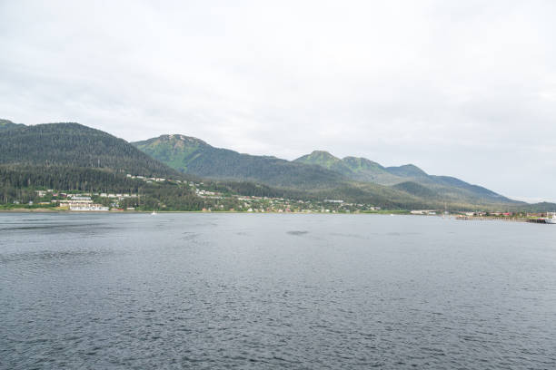 istock Shore of Alaska Across from Juneau 870827884