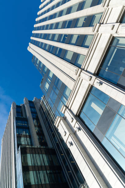 istock View from below on glass office buildings 870841894