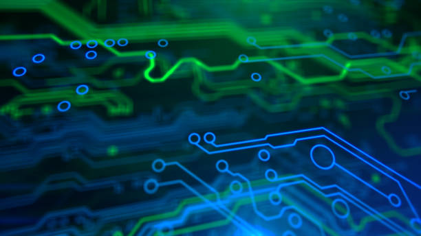 istock Green and Blue Motherboard Technology . 870842150