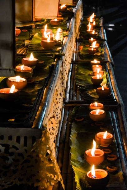 istock Festival of light ,night and river in Thailand 870842286