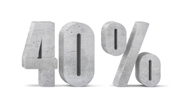 istock 40 percent discount. Concrete numbers 870849978