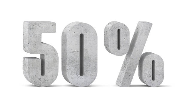 istock 50 percent discount. Concrete numbers 870850046