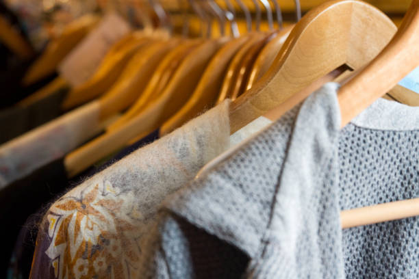 istock Hanging Clothes In The Store 870854266