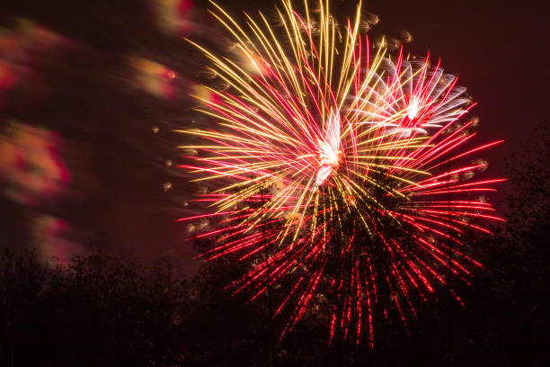 istock Fireworks in the National Forest Leicestershire 870854294
