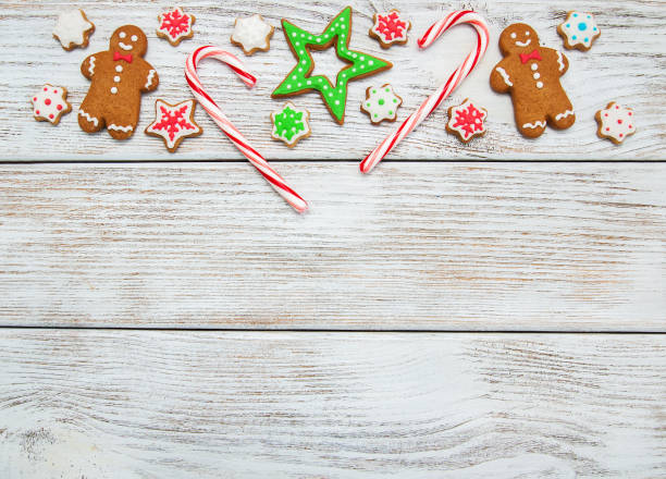 istock Christmas ginger and honey colorful cookies 870856916