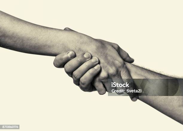 Concept Of Salvation Stock Photo - Download Image Now - A Helping Hand, Adult, Adults Only