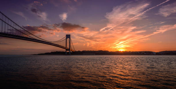 istock Sunset over the Verrazano Bridge 870875392