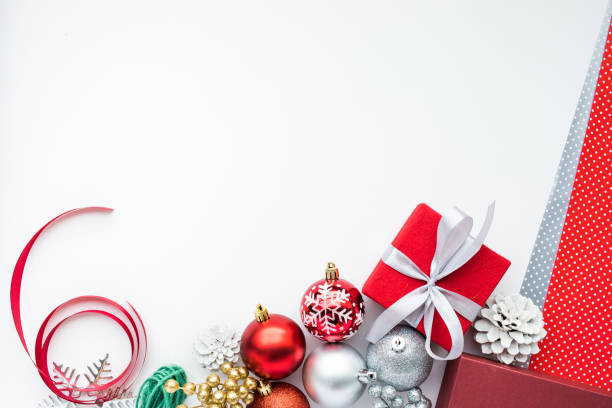 Christmas ornament on white background.