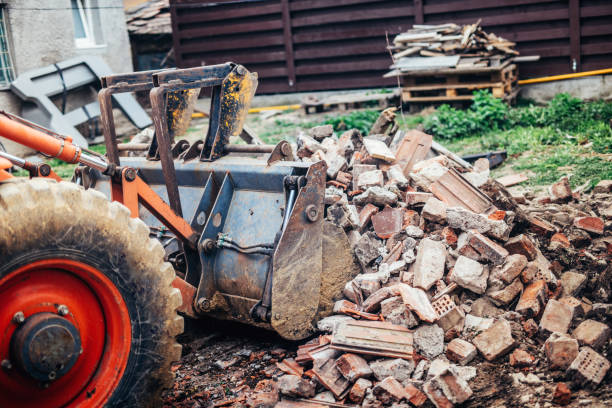 istock Hydraulic crusher excavator backhoe machinery working on site demolition during renovation works 870883762