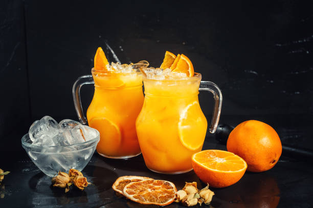 istock orange lemonade as fresh summer drink, nonalcoholic refreshment 870887530