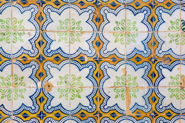 istock Typical traditional ceramic tiles 