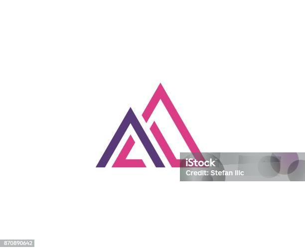 Trianglesymbol Stock Vektor Art und mehr Bilder von Berg - Berg, Logo, Icon