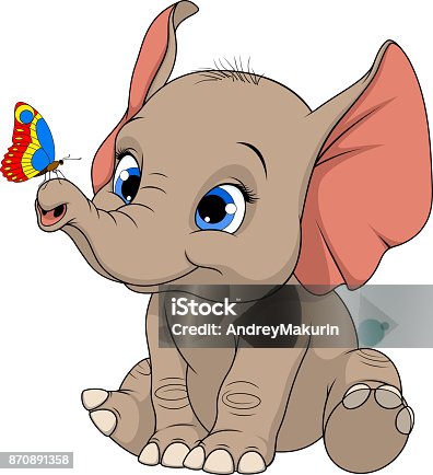 658 Cute Baby Elephant Cartoon Stock Photos, Pictures & Royalty-Free Images  - iStock