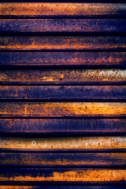Grunge weathered metal background