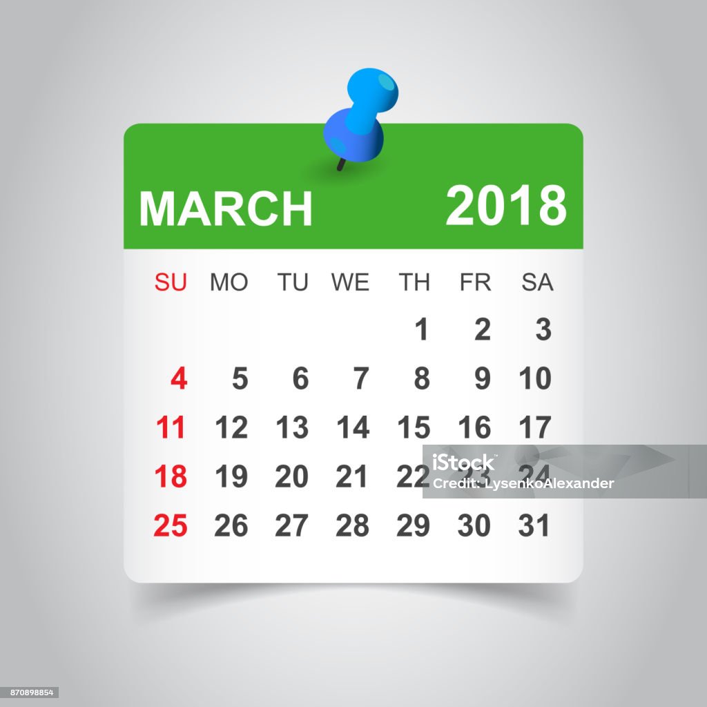 march-2018-calendar-calendar-sticker-design-template-week-starts-on