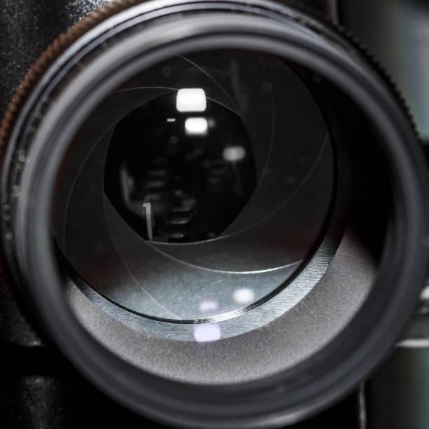 istock Close-up of a m42, 200mm lens 870898912