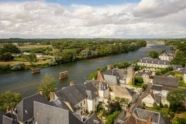 istock Amboise city view from above 870930668