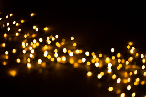 istock Christmas background with light spots and bokeh. 870937486