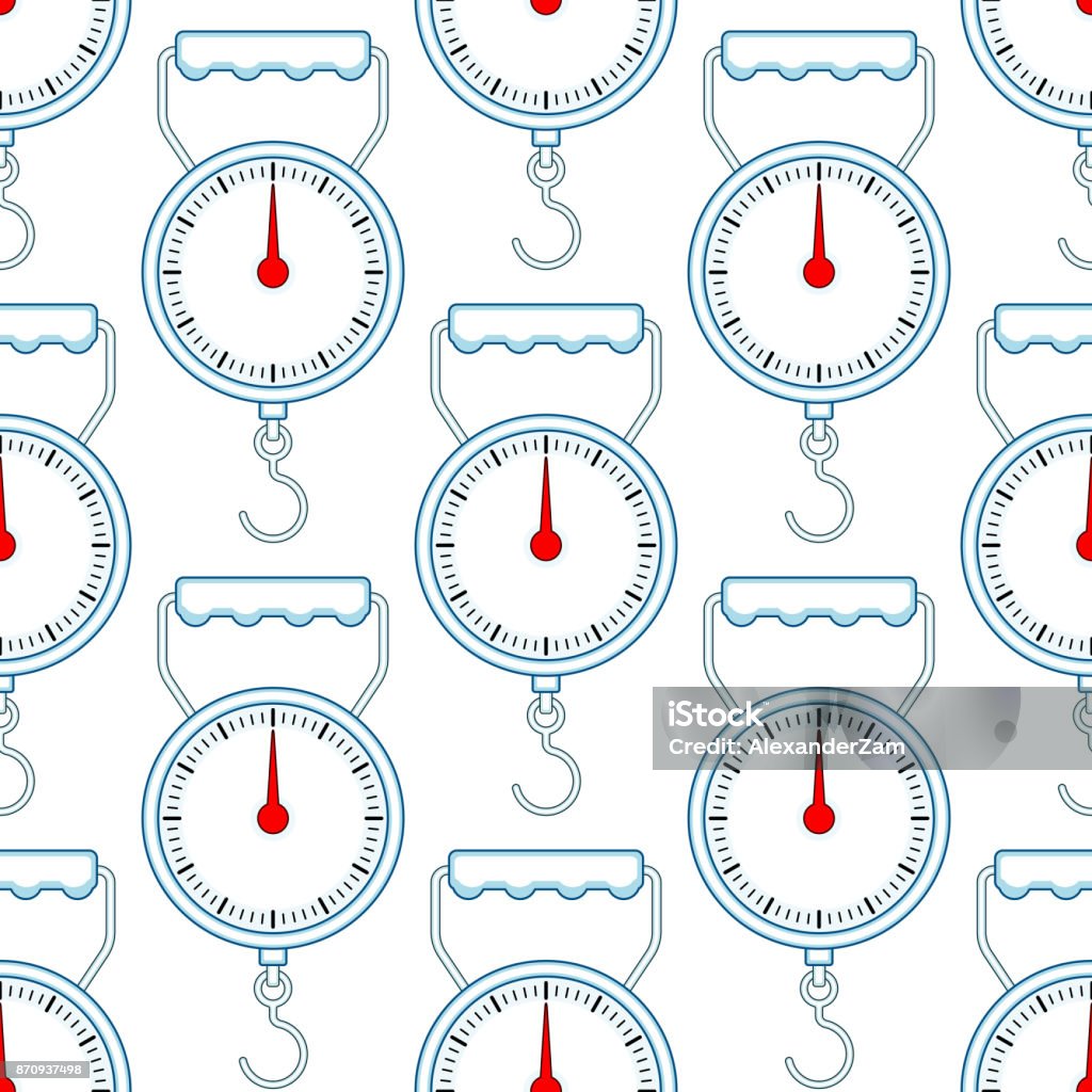 Spring Scale Template Spring Scale Pattern Stock Illustration - Download Image Now - Accuracy ...