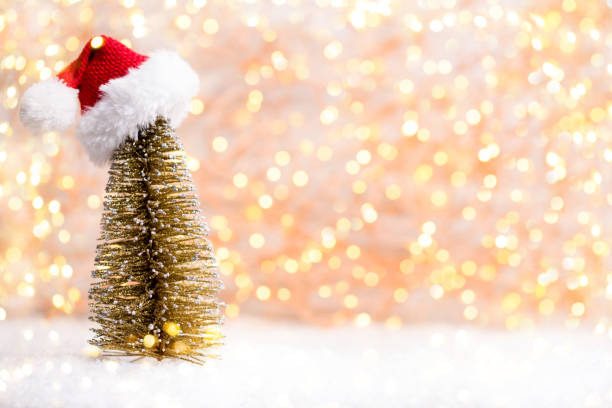 istock Christmas greeting card with christmas gold decorations. 870944840