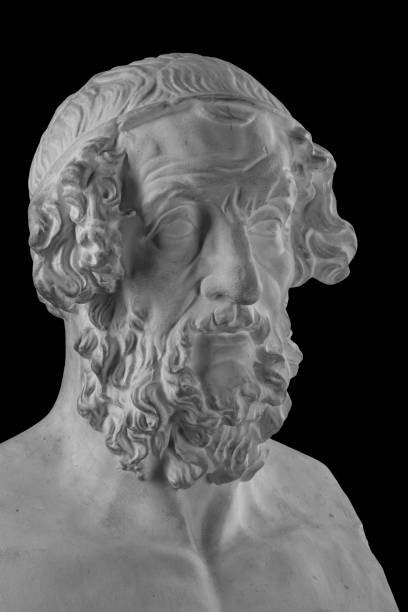 istock White plaster statue of the bust of the philosopher Homer 870947828