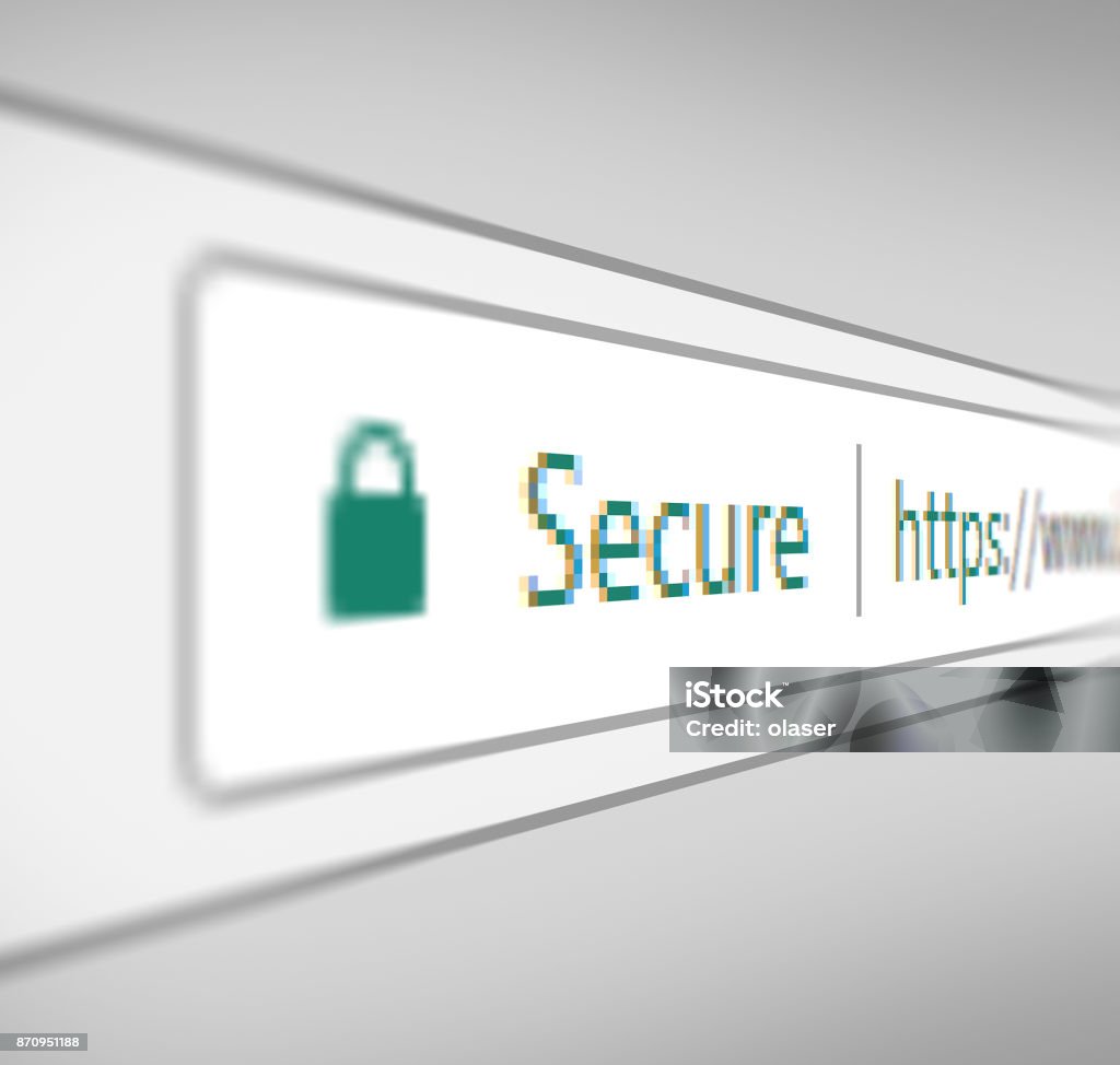 Internet search webpage input textbox mouse pointer and button Security Stock Photo
