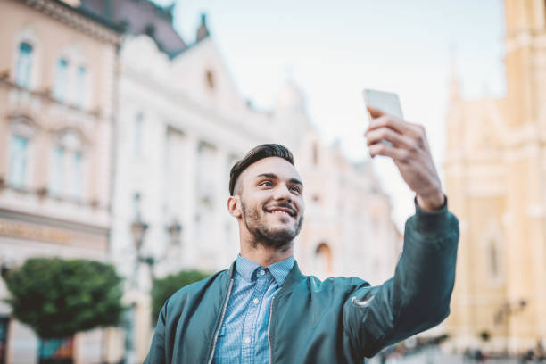 istock Selfie on new destination for social media 870960768