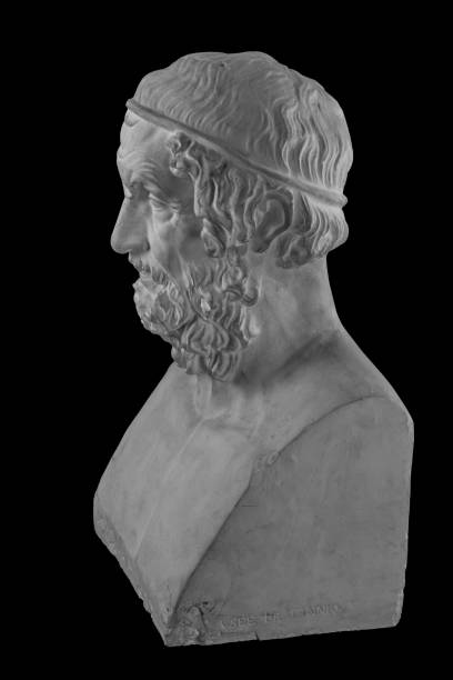 istock White plaster statue of the bust of the philosopher Homer 870975896