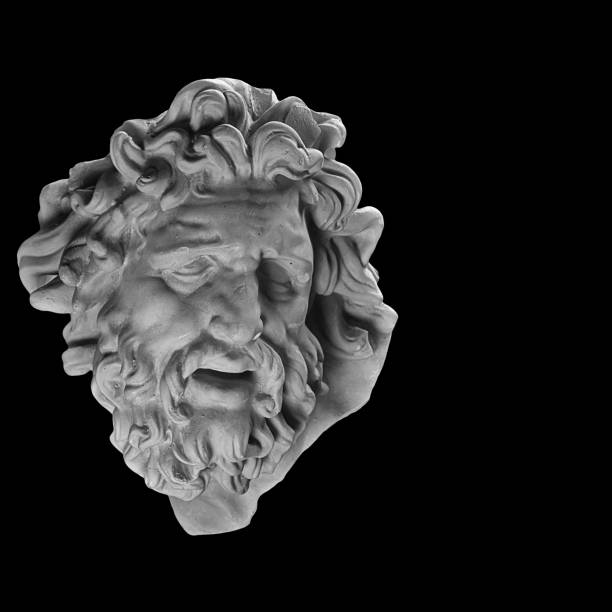 istock White plaster portrait sculpture of Laocoon 870978338