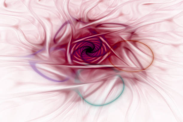 Fractal art background for creative design. Abstract fractal. Decoration for wallpaper desktop, poster, cover booklet, card. Psychedelic. Print for clothes, t-shirt. Magic graphics.
