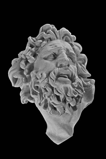 istock White plaster portrait sculpture of Laocoon 870982728