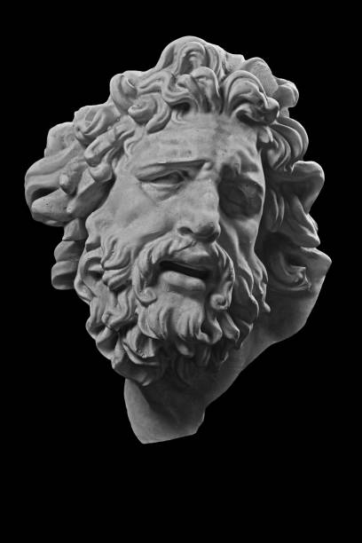 istock White plaster portrait sculpture of Laocoon 870985070