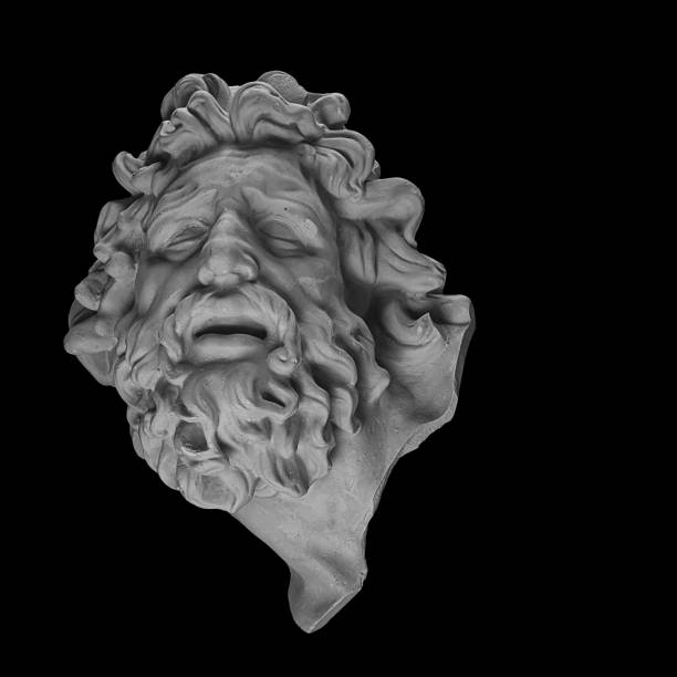 istock White plaster portrait sculpture of Laocoon 870985146
