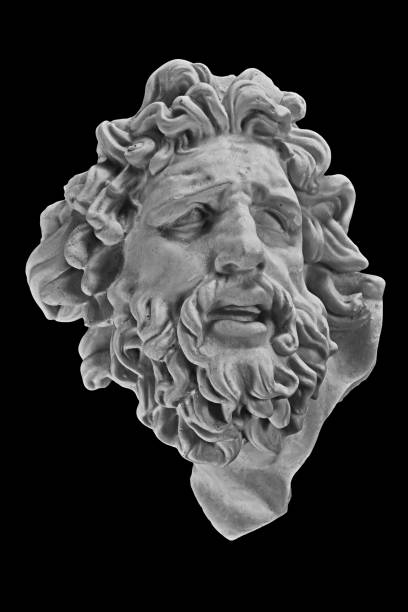 istock White plaster portrait sculpture of Laocoon 870985374
