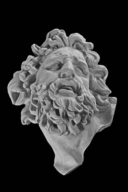 istock White plaster portrait sculpture of Laocoon 870985572