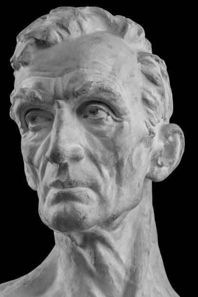 istock White plaster bust, sculptural portrait of the Master 870992472