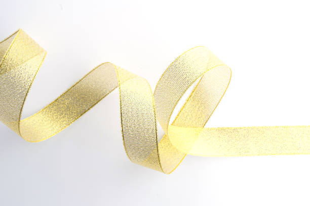istock golden ribbon collection isolated on white 870993450
