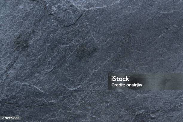 Dark Grey Black Slate Background Or Texture Stock Photo - Download Image Now - Slate - Rock, Backgrounds, Stone Material