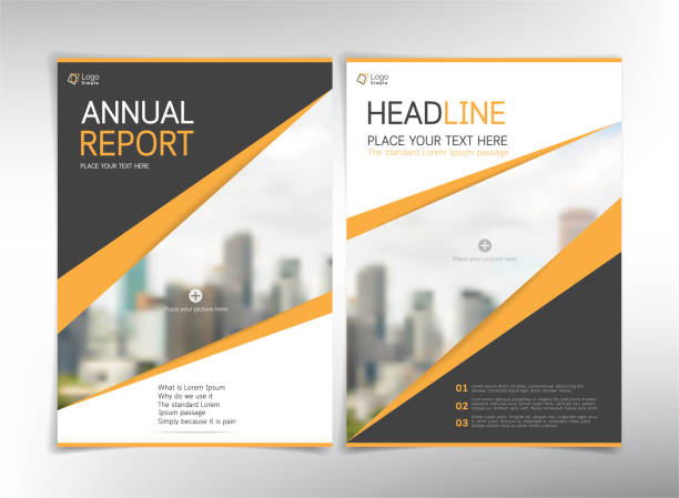 Modern business cover pages, vector template with spaace for your pictures Modern business cover pages, vector template with space for your pictures - can be used for annual report, flyer, brochure, leaflet and more flyer leaflet photos stock illustrations