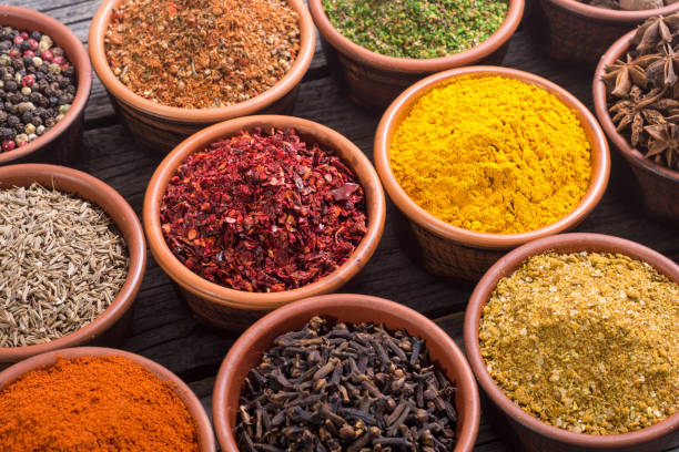 istock Colection of indian spices 871015260