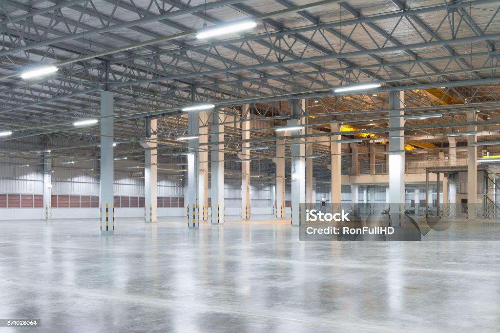 Fabrik-Etage-Hintergrund - Lizenzfrei Herstellendes Gewerbe Stock-Foto
