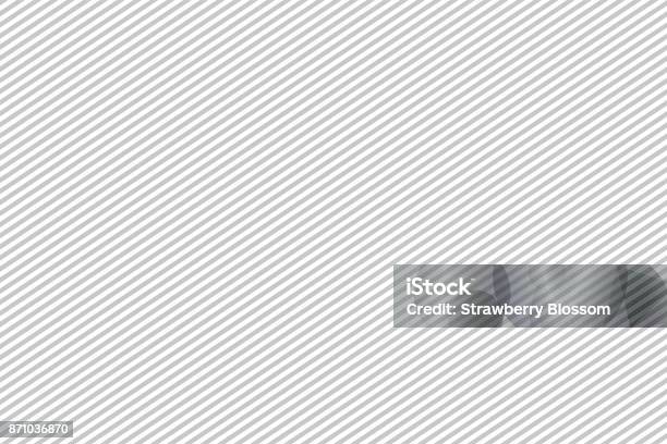 Pattern Stripe Seamless Gray And White Colors Diagonal Landscape Pattern Stripe Abstract Background Vector Stock Illustration - Download Image Now