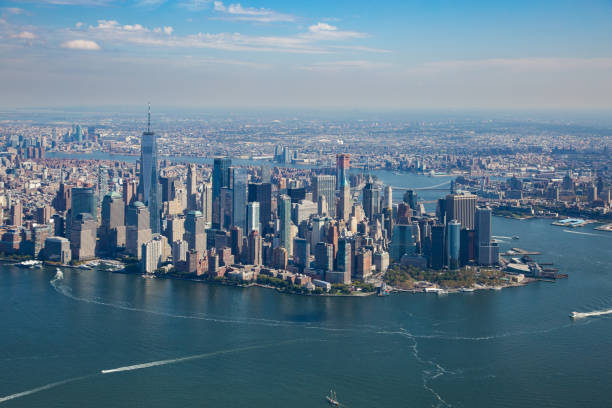 istock Downtown Manhattan aerial 2 871036908