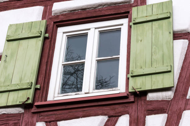 istock facades architecture and windows of framework buildings 871040358